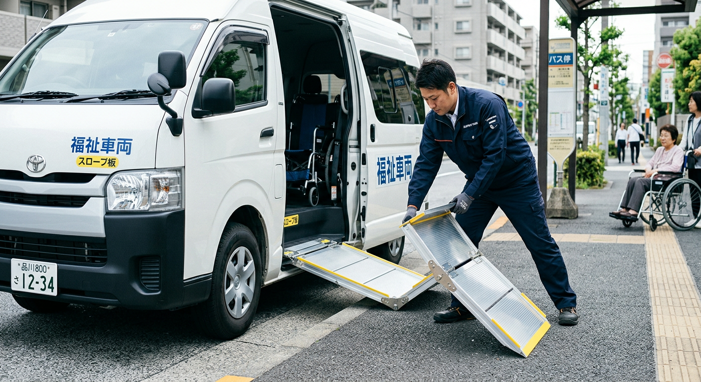手動式スロープ板
