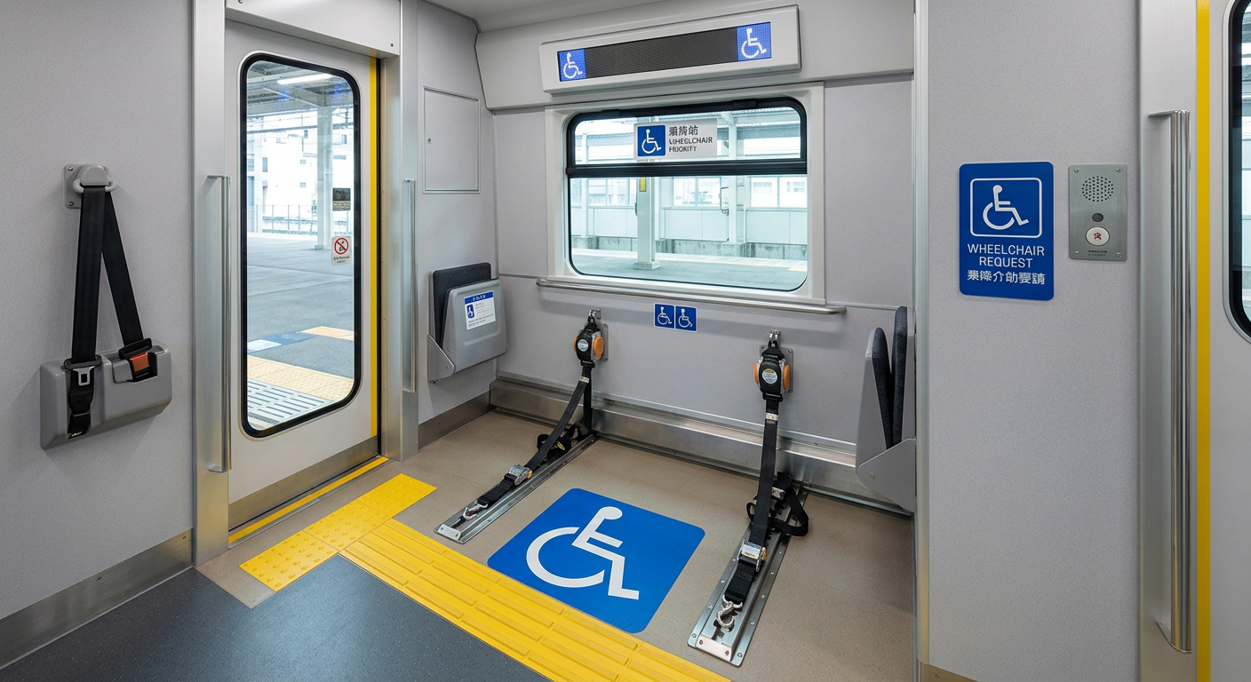 自走用電動車いす対応