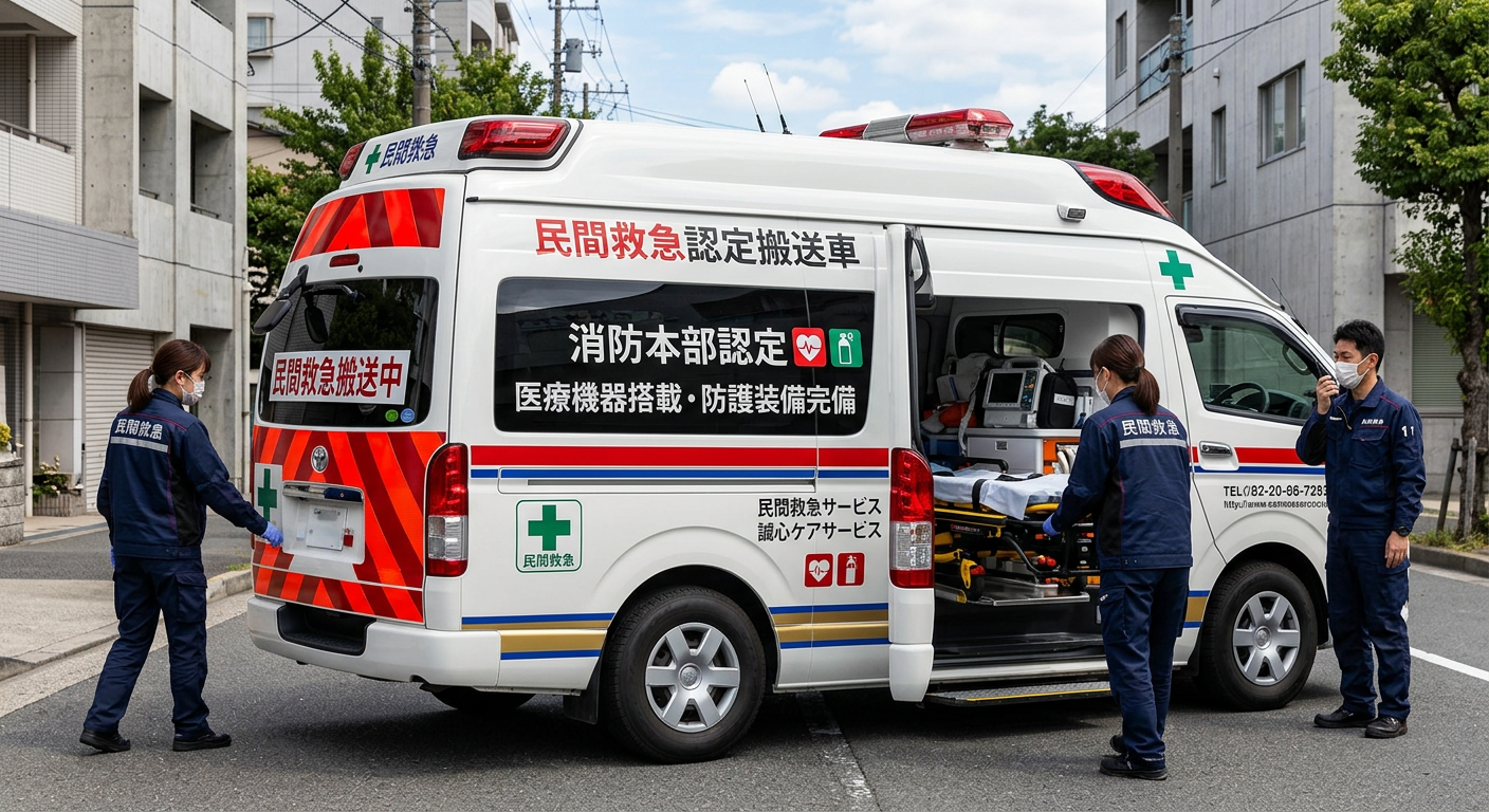 特殊規格 民間救急認定搬送車